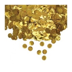 Coriandoli decorativi oro metal 50g