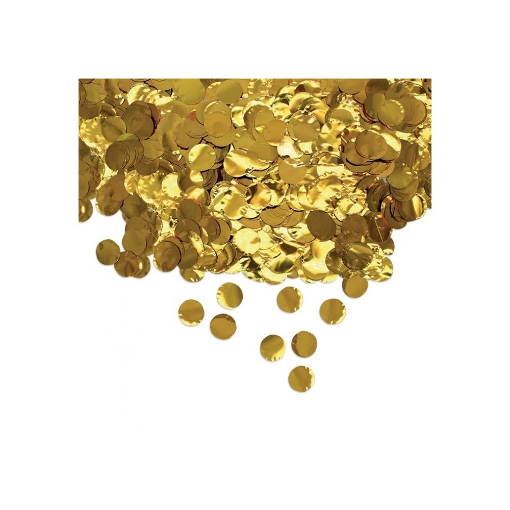 Coriandoli decorativi oro metal 50g