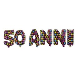 Kit Palloncini Festone 50 anni | Graziano Sas