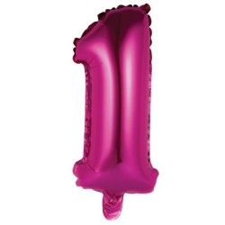 Palloncini Numero 1 fucsia