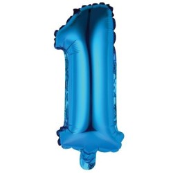 Palloncino numero 1 blu