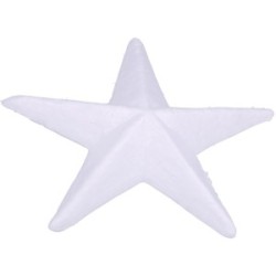 Stelle in polistirolo 15 cm 2 Pz