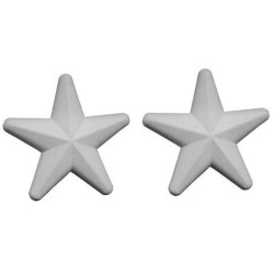 Stelle in polistirolo 15 cm 2 Pz