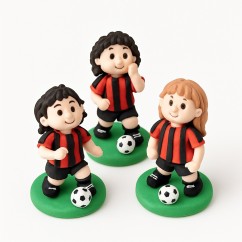 Set Calciatori Rossoneri 3 pz | Graziano Sas