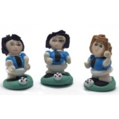 Set Calciatori Neroazzurri 3 pz | Graziano Sas