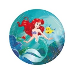 Coordinato Festa Ariel La Sirenetta Disney | Piatti Bicchieri Tovaglioli | Graziano