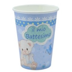 Bicchieri Battesimo celeste Orsacchiotto | Graziano Sas