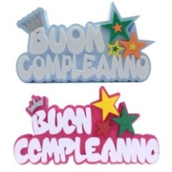 Scritta Polistirolo Buon Compleanno | Graziano Sas