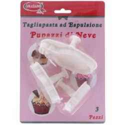 Tagliapasta  PUPAZZO di NEVE Pz.3