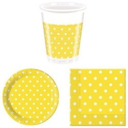 Coordinati Tavola giallo pois | Graziano Sas