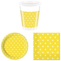 Coordinati Tavola giallo pois | Graziano Sas