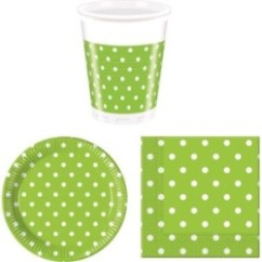 Coordinati Tavola verde pois | Graziano Sas
