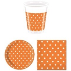 Coordinati Tavola arancio pois | Graziano Sas