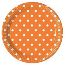 Coordinati Tavola arancio pois