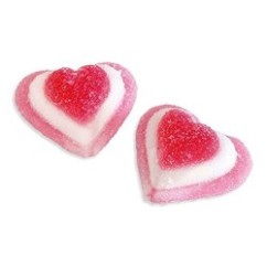 Caramelle gommose Cuori rosa tricolori 1kg | Graziano Sas