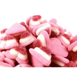 Caramelle gommose Cuori rosa tricolori 1kg