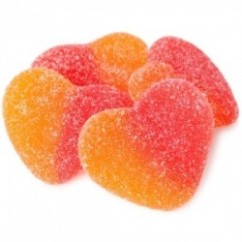 Caramelle gommose Cuori Pesca 1 kg | Graziano Sas