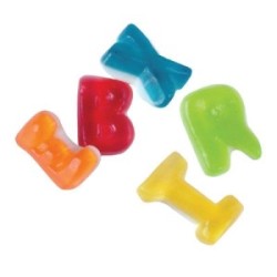 Caramelle gommose Lettere Alfabeto 1 kg