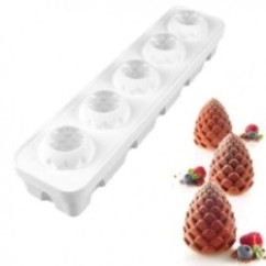 Stampo Foresta e Ananas Silikomart Frutta Realistica