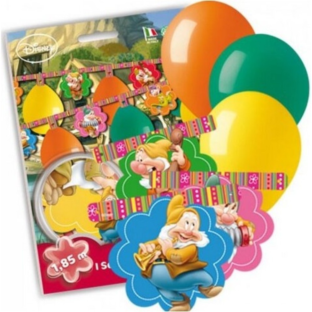 Festone con Palloncini Sette Nani | Graziano Sas