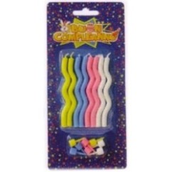 Candeline Zig Zag 8 pz | Graziano Sas