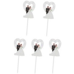 Mini Topper decorativo Sposi 5 pz | Graziano Sas