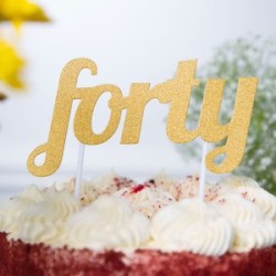 Cake Topper Forty