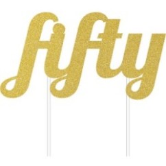Cake Topper Fifty | Graziano Sas
