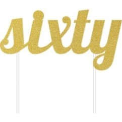 Cake Topper Sixty | Graziano Sas