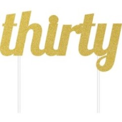 Cake Topper Thirty | Graziano Sas