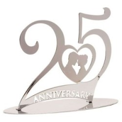 Cake Topper 25° Anniversario