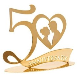 Cake Topper 50° Anniversario