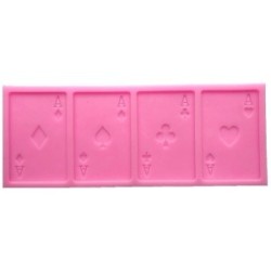 Stampo Silicone Poker