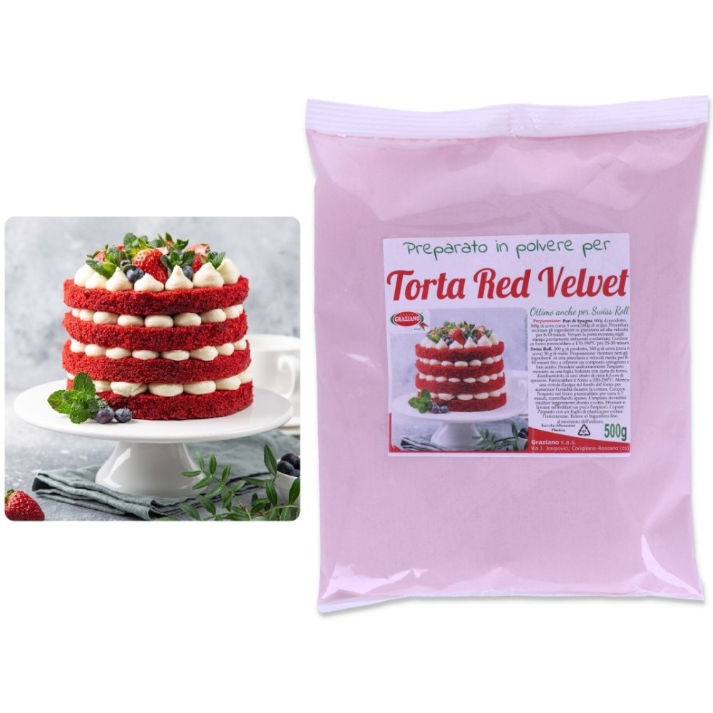 Preparato Red Velvet 500g