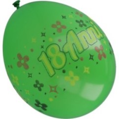 Palloncini 18 anni imbustati | Graziano Sas