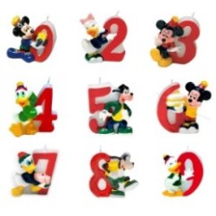 Candelina Numerale Banda Disney | Graziano Sas