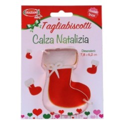 Tagliabiscotti Calza Natalizia