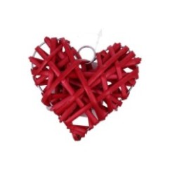 Cuore Rattan Rosso | Graziano Sas