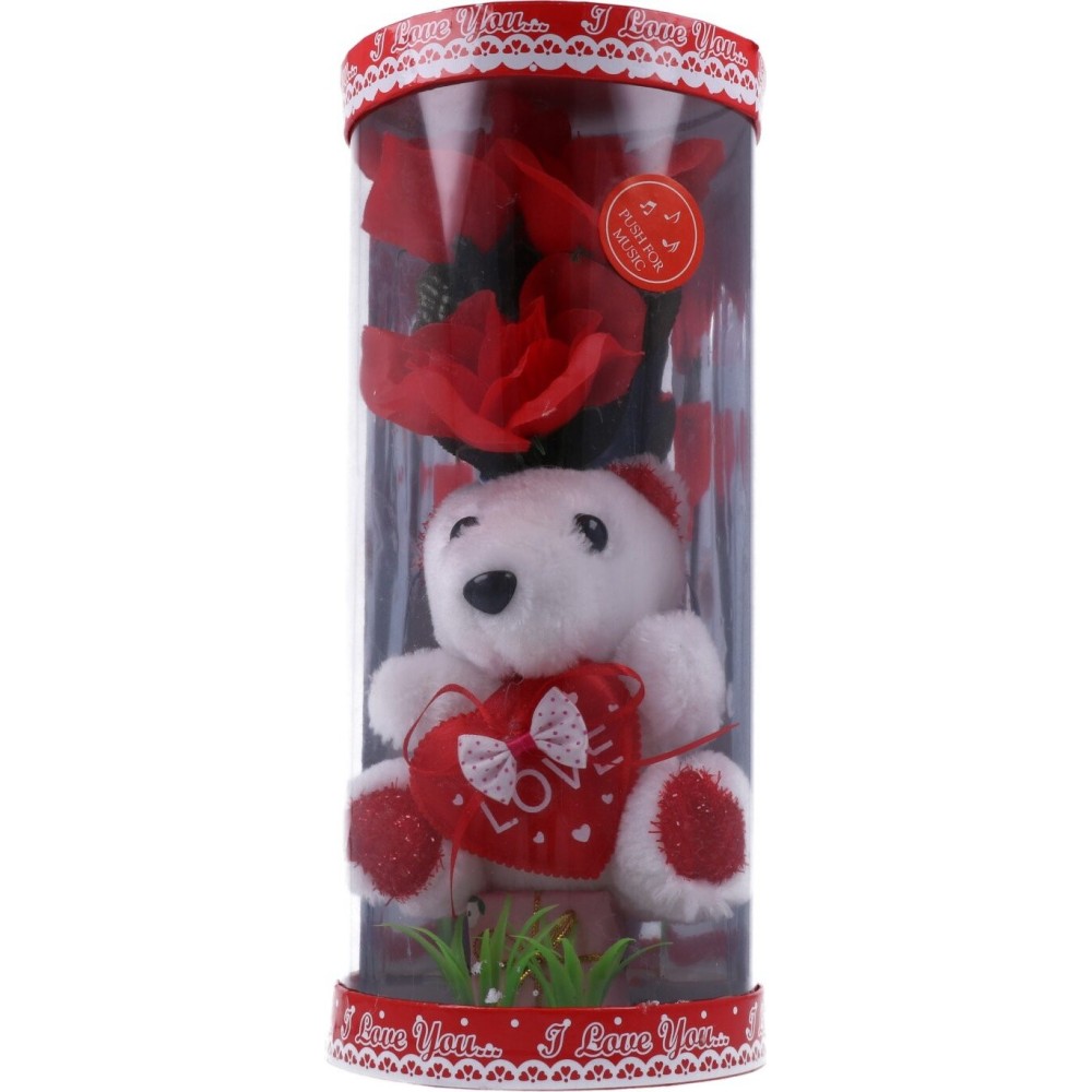 Orsetto peluche con Rose Carillon | Graziano Sas