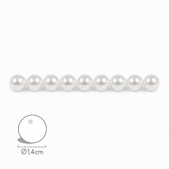Perle decorative Bianche 2,5 metri | Graziano Sas