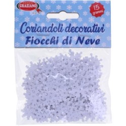 Coriandoli Decorativi Fiocchi di neve 15g