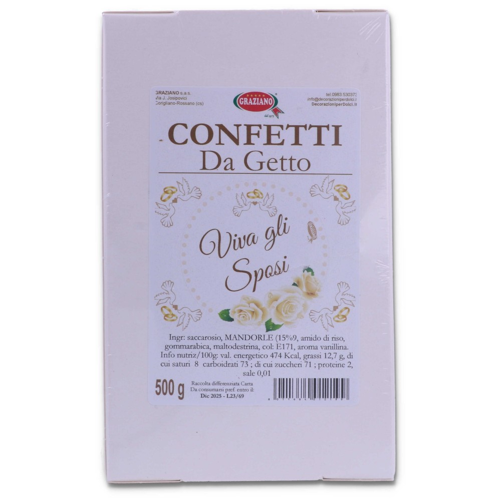 Confetti da getto 500g