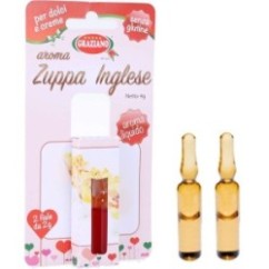 Aroma liquido Zuppa Inglese senza glutine 2 fiale da 2 g
