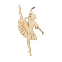Ciondoli in Legno Ballerina 12 Pz. | Graziano Sas