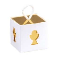 Cubo Portaconfetti Calice Comunione | Graziano Sas